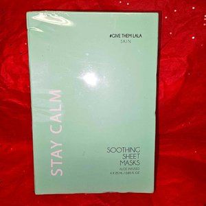 GIVE THEM LALA Skin - Stay Calm aloe infused soothing sheet masks